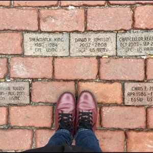 Burgundy Dr. Marten’s Boots
